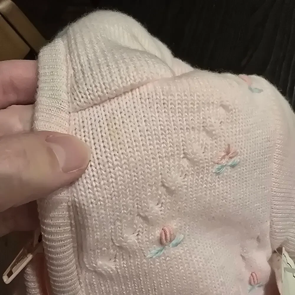 NEW NWT Vintage Baby Girl Carriage Boutiques Sweater Overall Outfit | 6 Months